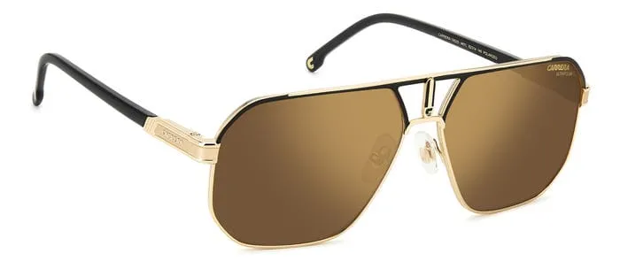 Carrera 1062/S I46/YL matte black gold/brown polarised lens