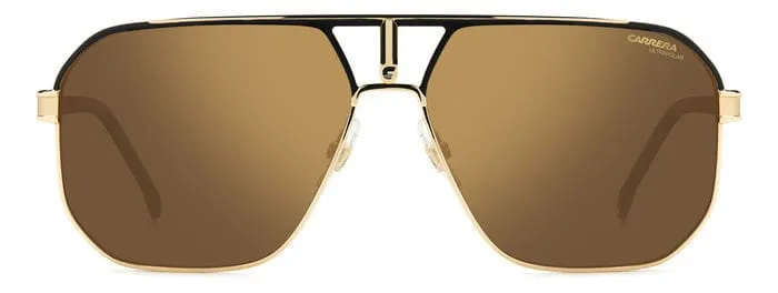 Carrera 1062/S I46/YL matte black gold/brown polarised lens