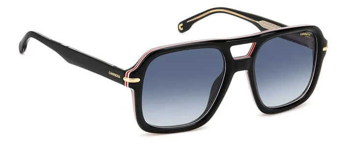Carrera 317/S M4P black stripe/blue shaded lens