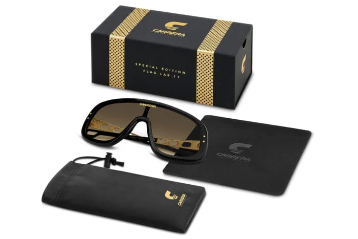 Flaglab 17 2M2 black gold/brown gradient lens