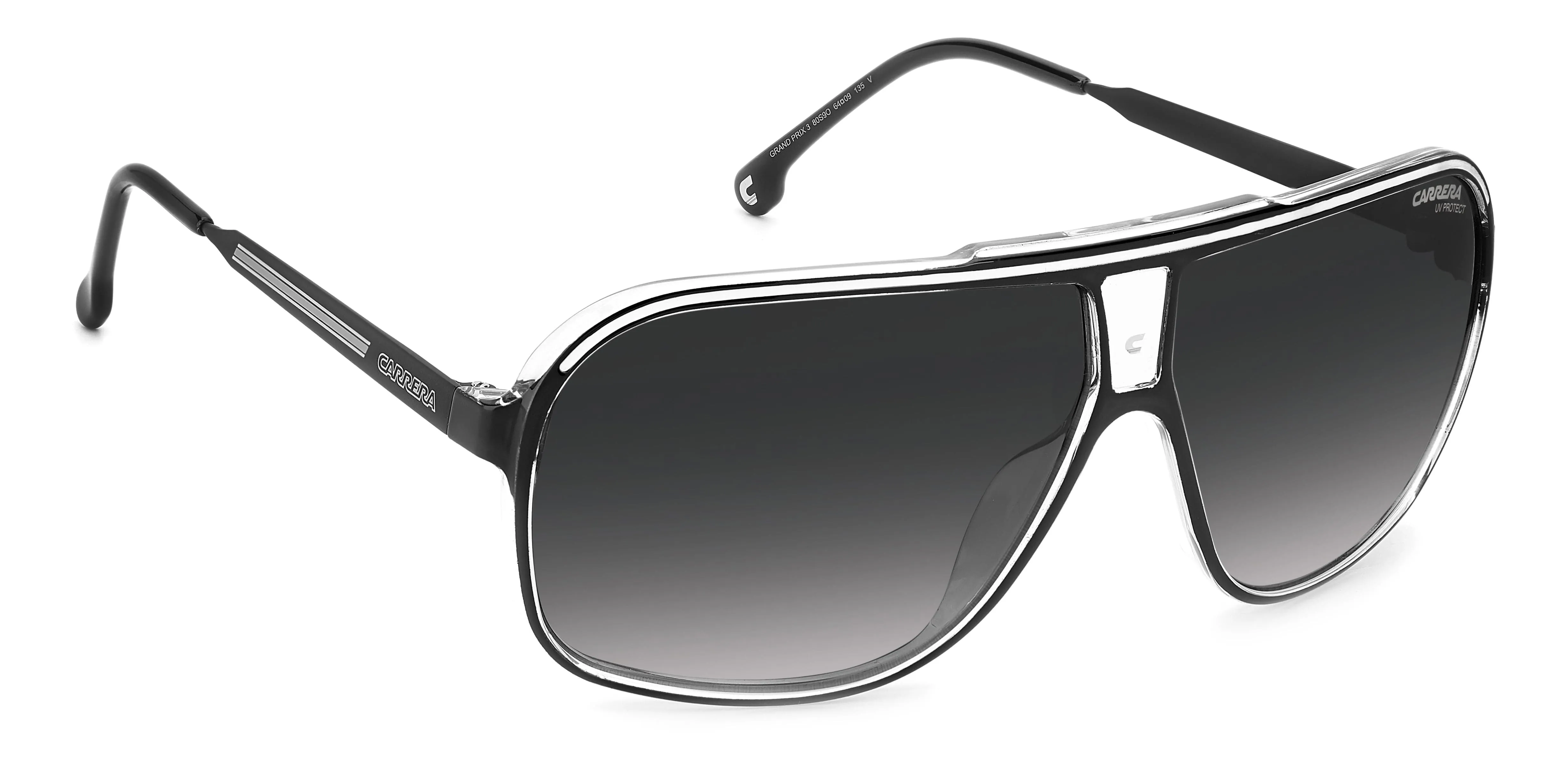 Grand prix 2 80S/WJ  black white /grey gradient polarised lens