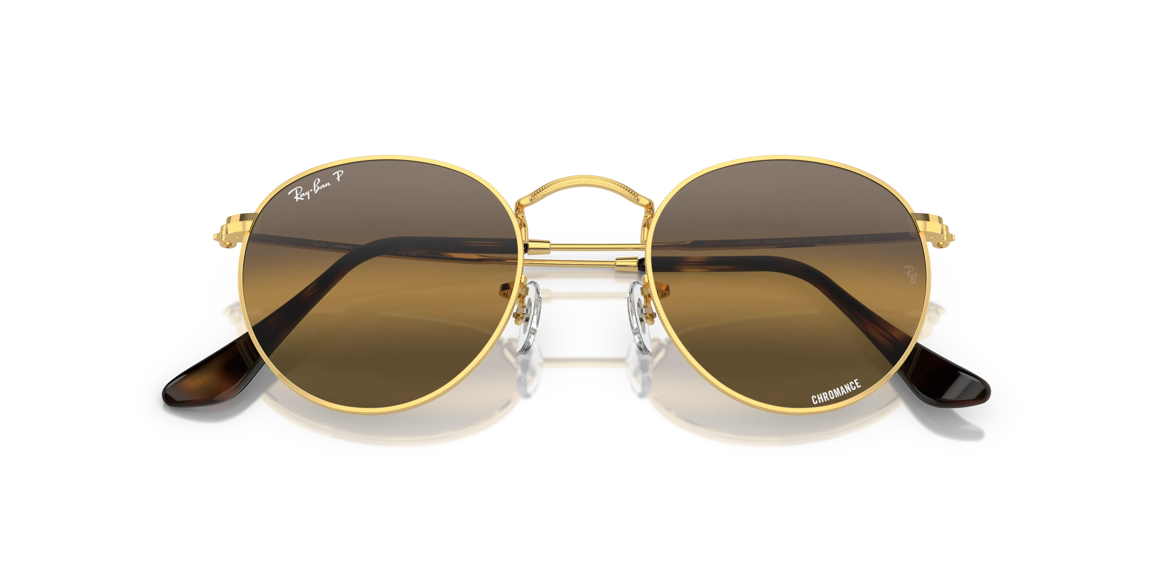 Ray-Ban Round Metal RB3447 001/G5