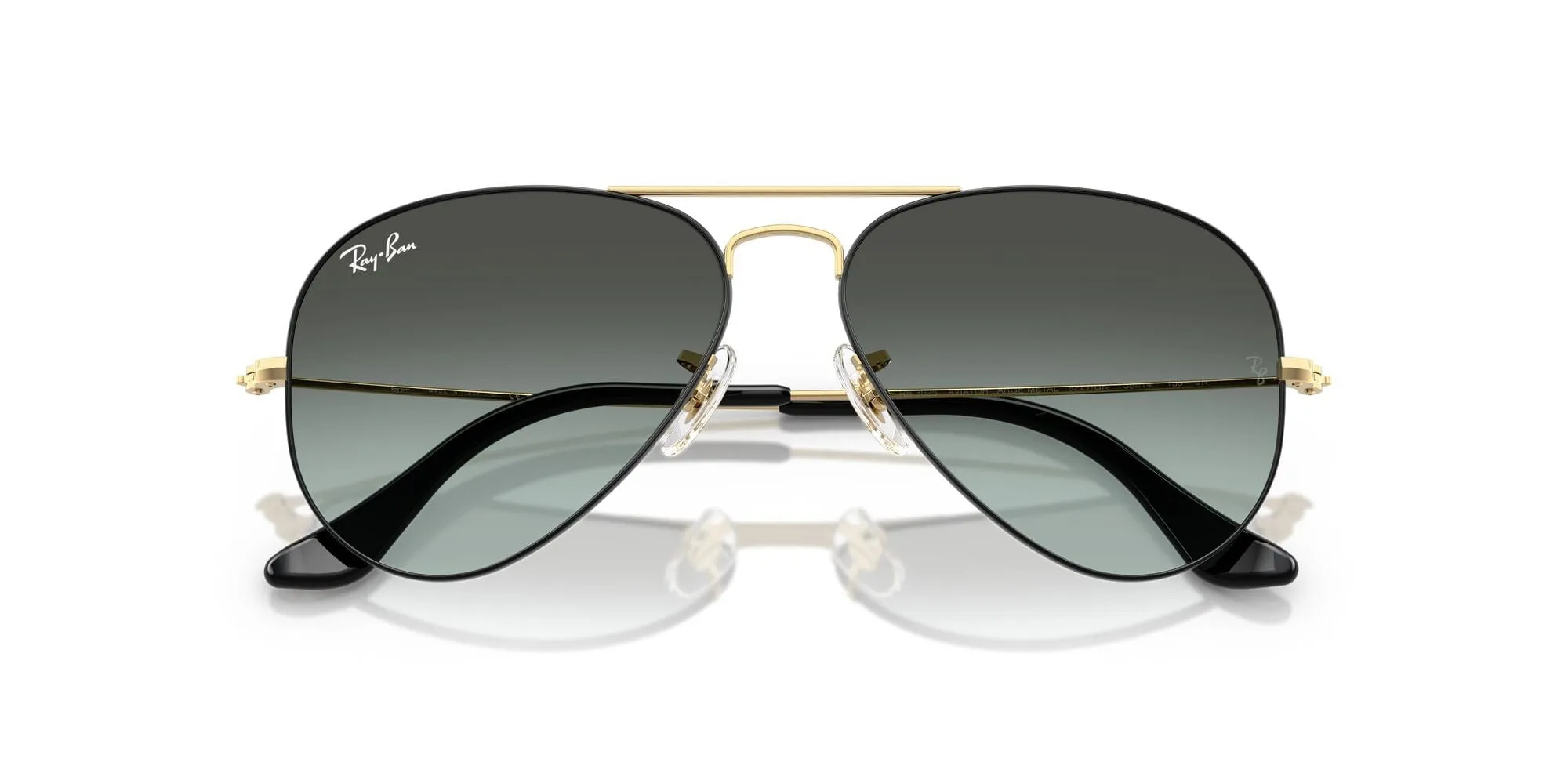RB3025 9271GK (62)  black arista/blue vintage gradient black lens