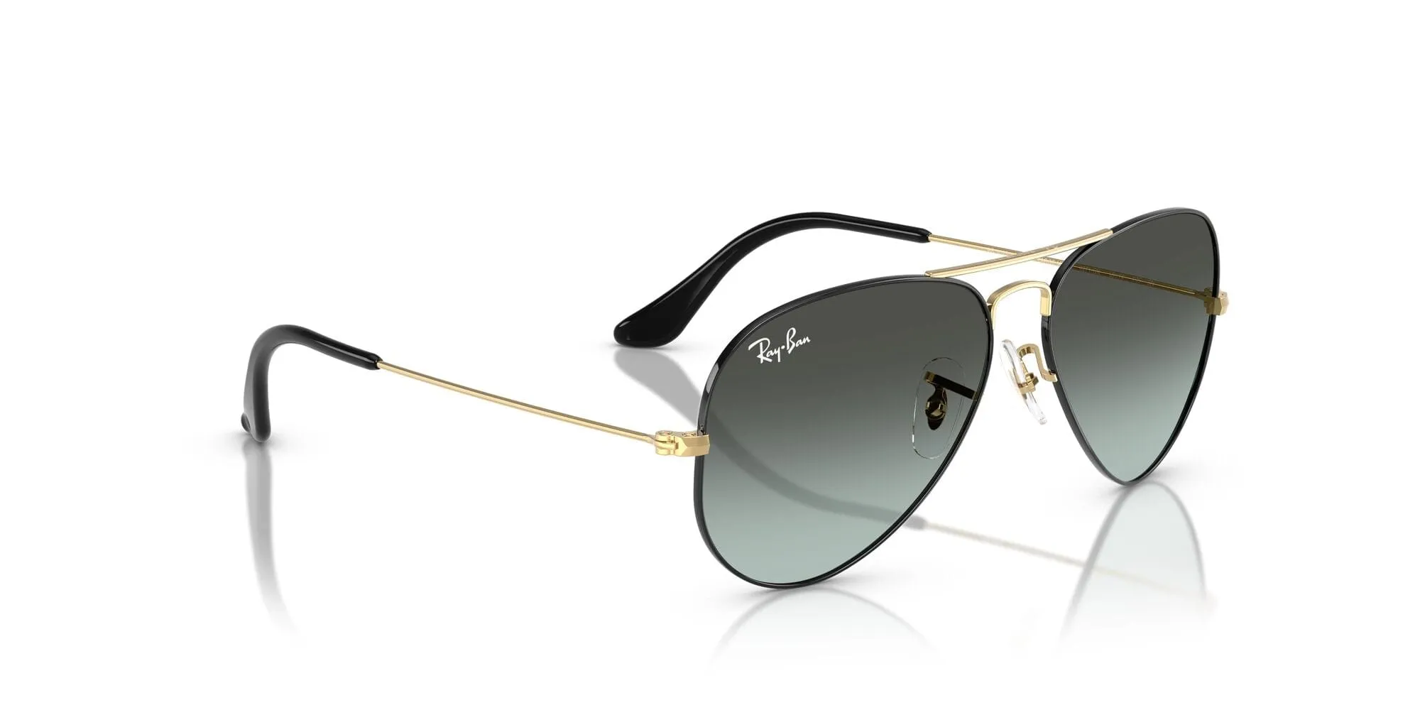 RB3025 9271GK (62)  black arista/blue vintage gradient black lens