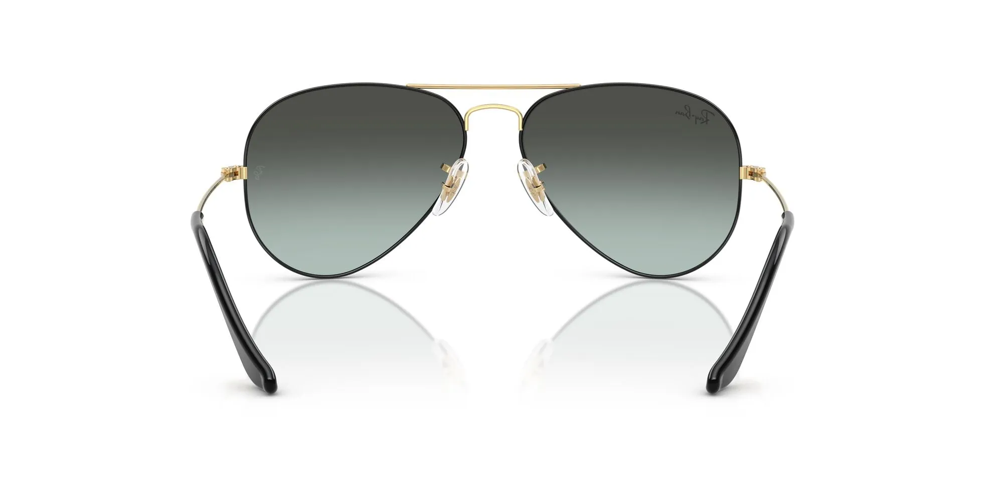 RB3025 9271GK (62)  black arista/blue vintage gradient black lens