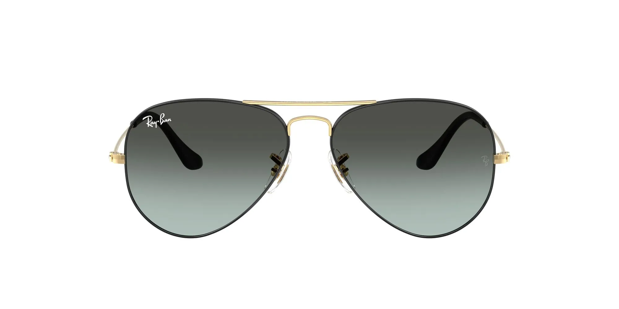 RB3025 9271GK (62)  black arista/blue vintage gradient black lens