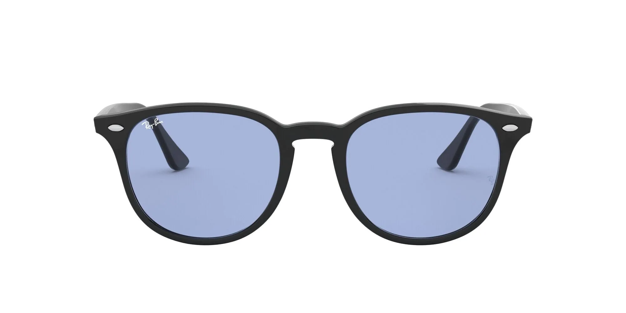 RB4259F 601/80 black/blue lens
