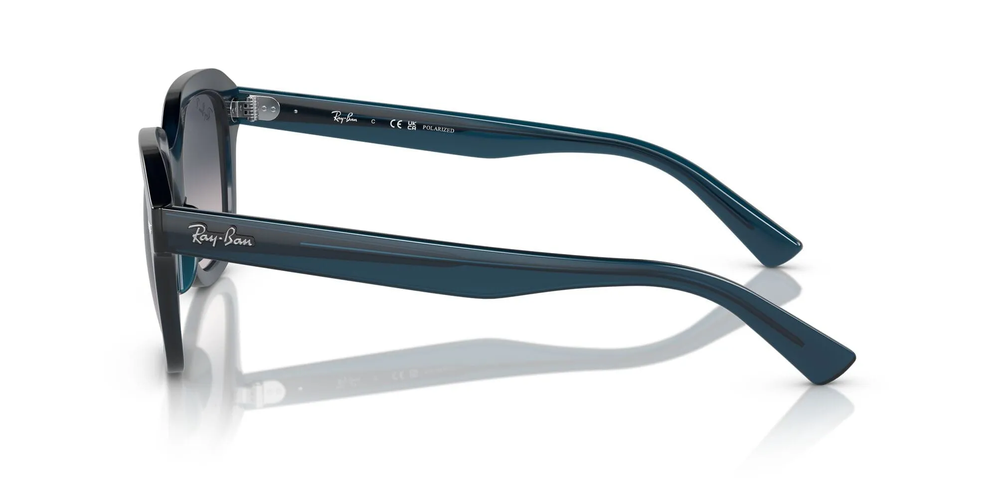 RB4398 667678 (53) opal dark blue/gradient blue polarised lens