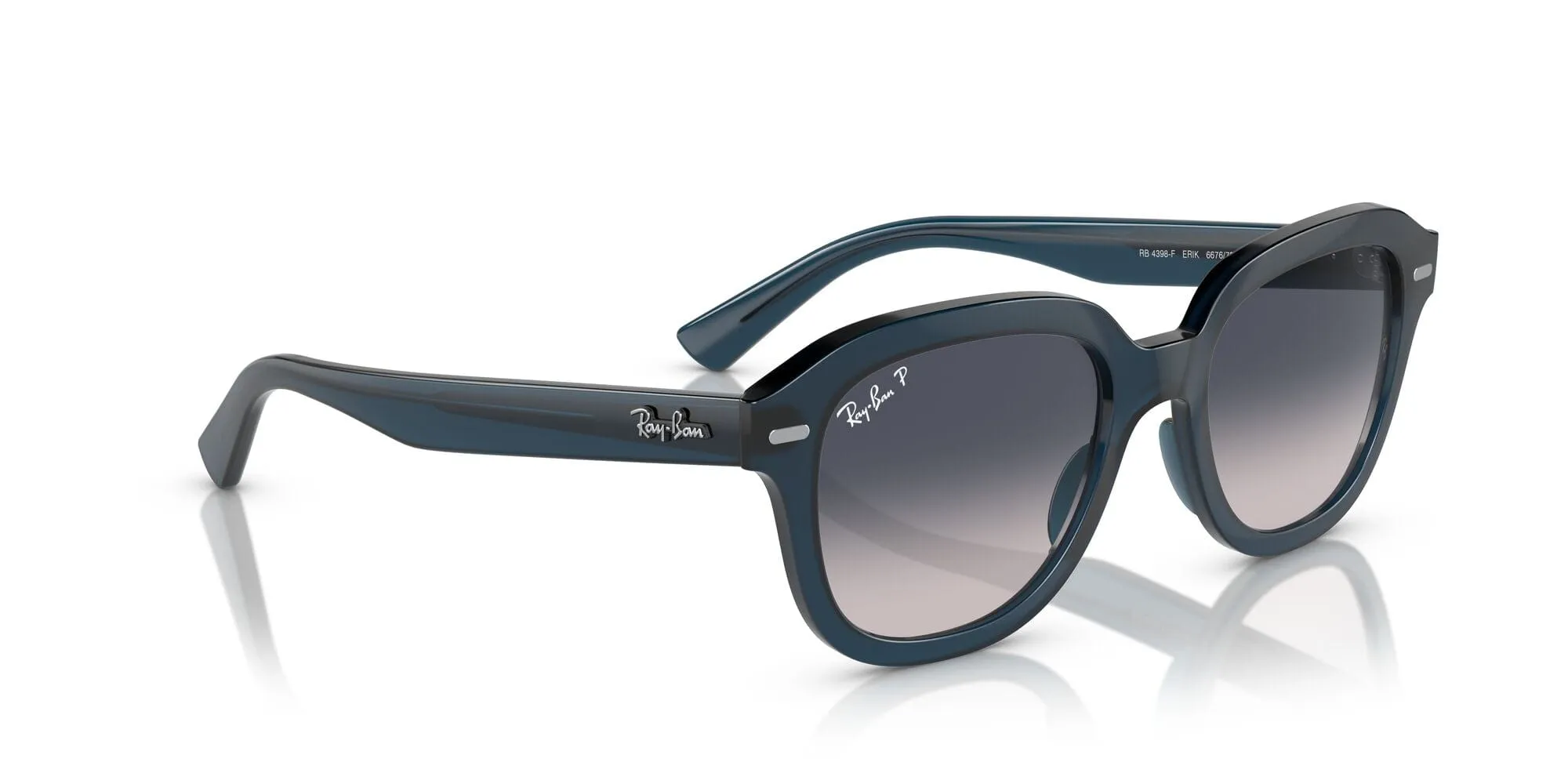 RB4398 667678 (53) opal dark blue/gradient blue polarised lens