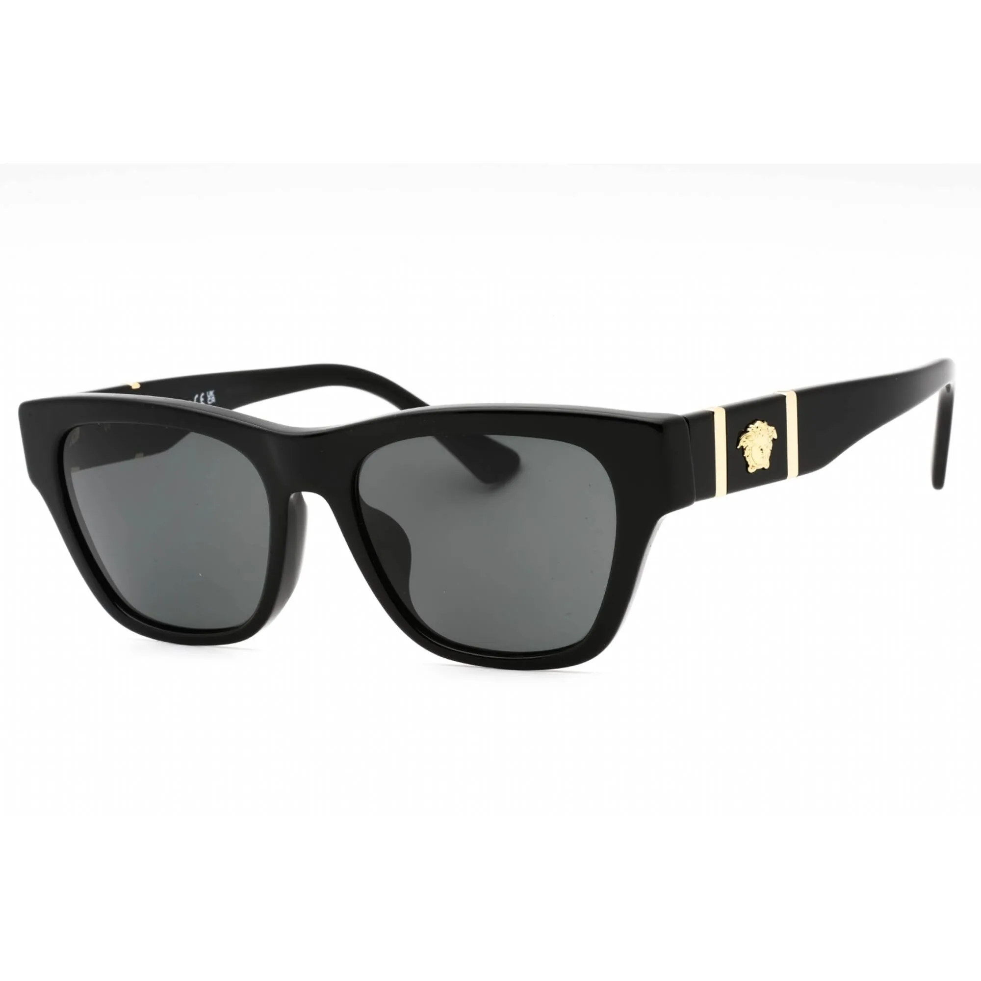 Versace Men's Sunglasses - Black Plastic Full Rim Frame Grey Lens | 0VE4457F GB1/87 Versace Sunglasses