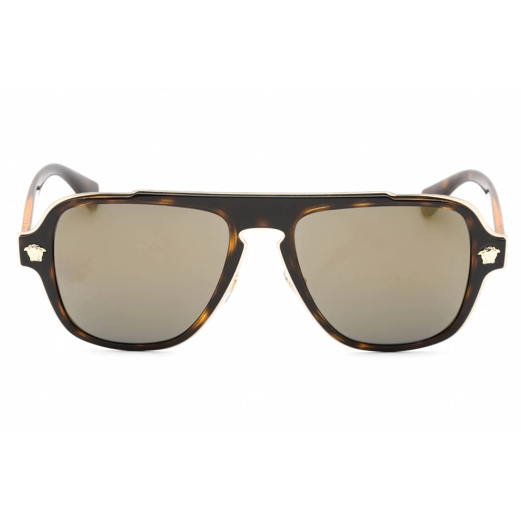 Versace Men's Sunglasses - Dark Havana Full Rim Plastic Frame | VE2199 12524T Versace Sunglasses