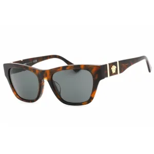 Versace Men's Sunglasses - Havana Plastic Frame Dark Grey Lens | 0VE4457F 542987 Versace Sunglasses