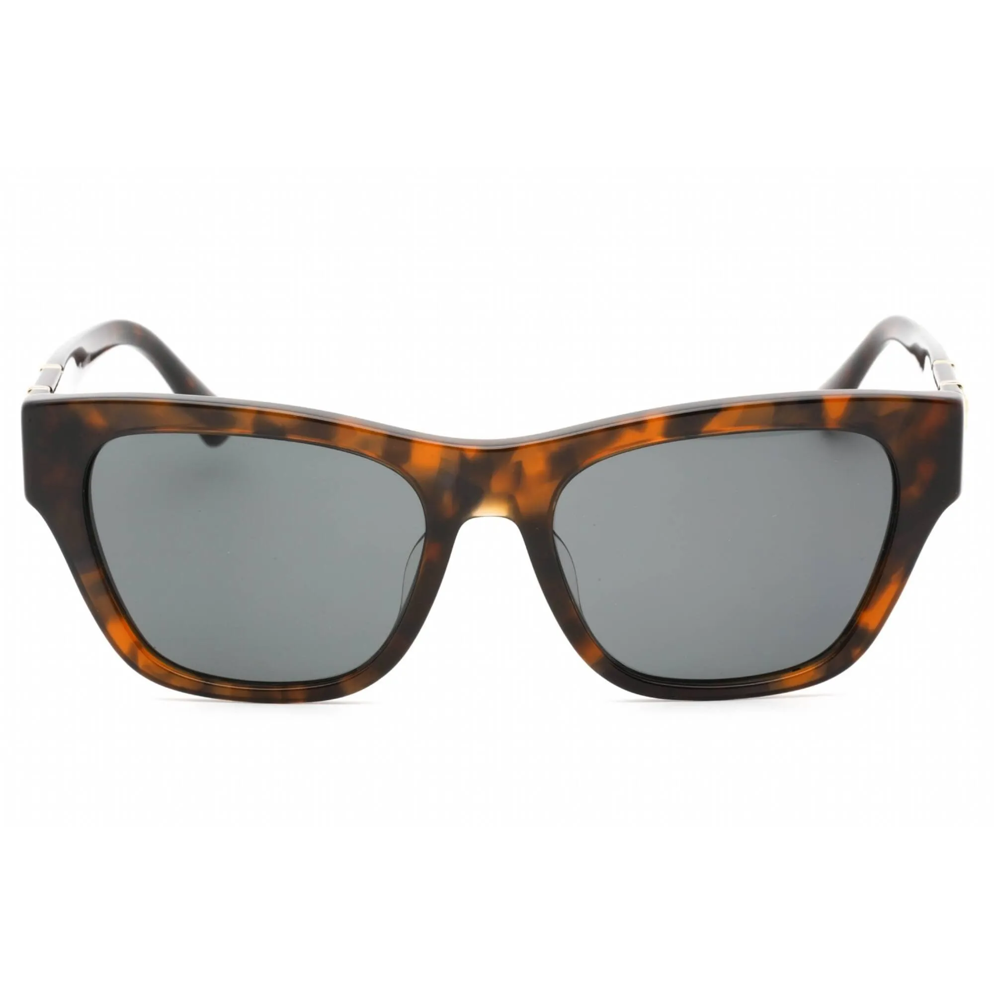 Versace Men's Sunglasses - Havana Plastic Frame Dark Grey Lens | 0VE4457F 542987 Versace Sunglasses
