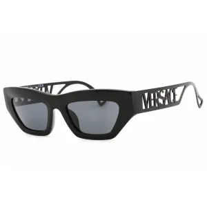 Versace Women's Sunglasses - Black Cat Eye Frame Dark Grey Lens | 0VE4432U 523287 Versace Sunglasses