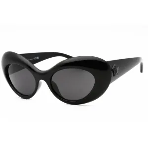 Versace Women's Sunglasses - Black Plastic Cat Eye Full Rim Frame | 0VE4456U GB1/87 Versace Sunglasses