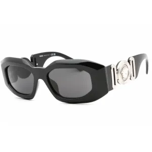 Versace Women's Sunglasses - Black Plastic Frame Dark Grey Lens | 0VE4425U 542287 Versace Sunglasses