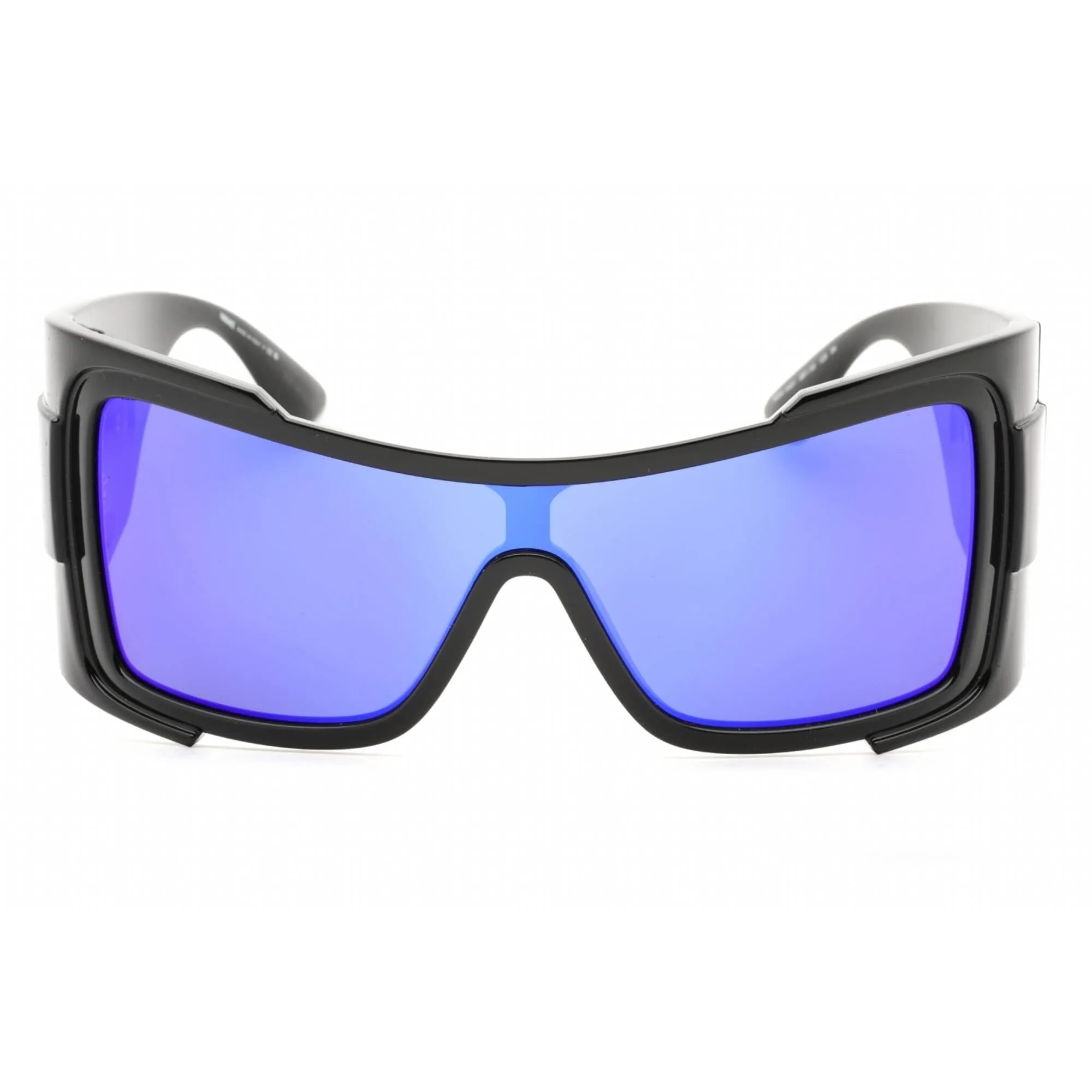 Versace Women's Sunglasses - Black Plastic Shield Full Rim Frame | 0VE4451 GB1/55 Versace Sunglasses
