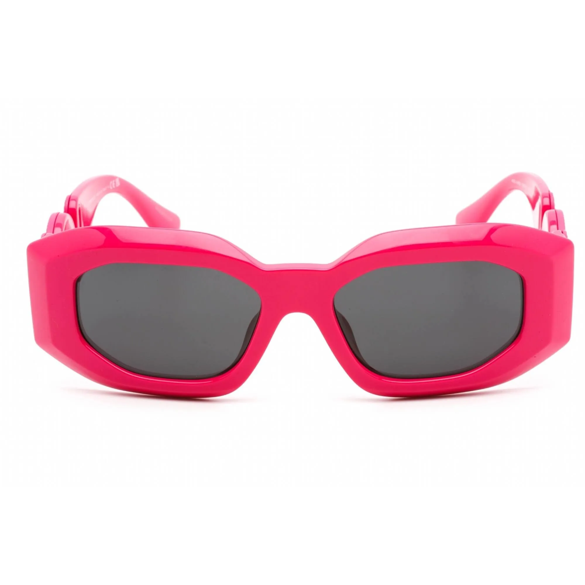 Versace Women's Sunglasses - Full Rim Pink Plastic Oval Shape Frame | VE4425U 536787 Versace Sunglasses