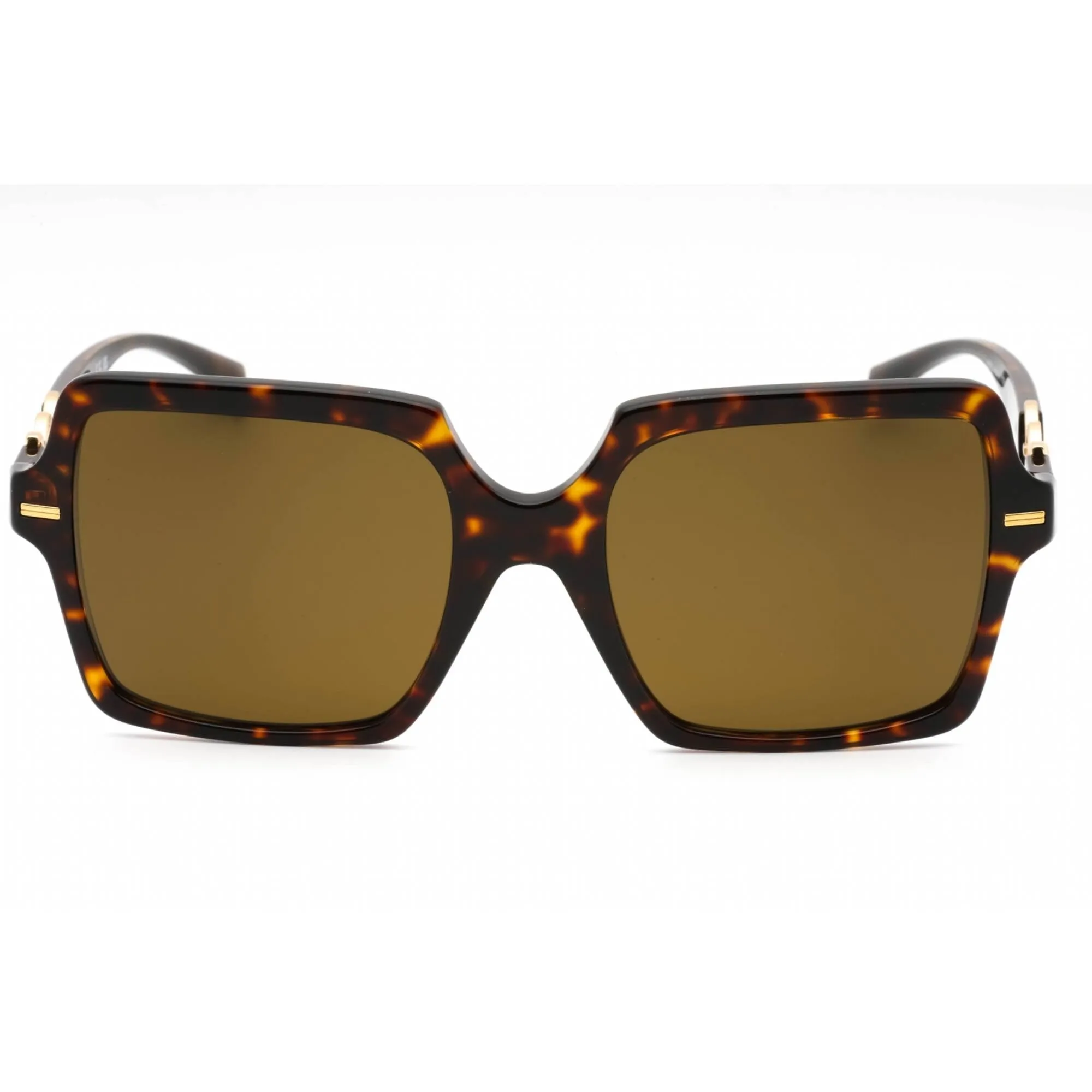 Versace Women's Sunglasses - Havana Acetate Butterfly Full Rim Frame | 0VE4441 108/73 Versace Sunglasses