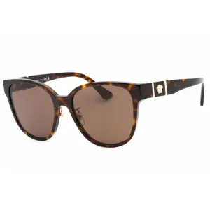 Versace Women's Sunglasses - Havana Plastic Frame Brown Lens | 0VE4460D 108/73 Versace Sunglasses