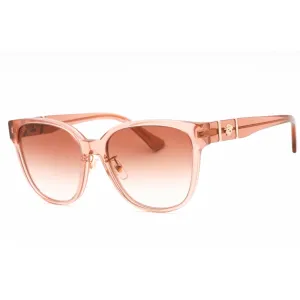 Versace Women's Sunglasses - Peach Transparent Square Plastic Frame | 0VE4460D 543413 Versace Sunglasses