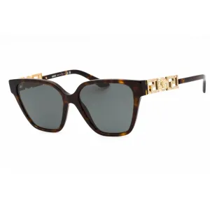 Versace Women's Sunglasses - Tortoise Plastic Cat Eye Full Rim Frame | 0VE4471B 108/87 Versace Sunglasses