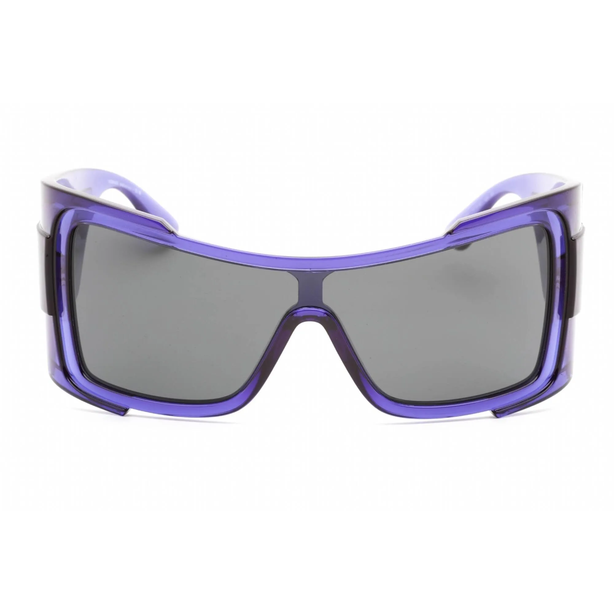 Versace Women's Sunglasses - Transparent Purple Shield Shape Frame | 0VE4451 541987 Versace Sunglasses