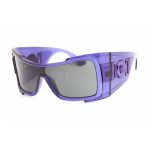 Versace Women's Sunglasses - Transparent Purple Shield Shape Frame | 0VE4451 541987 Versace Sunglasses